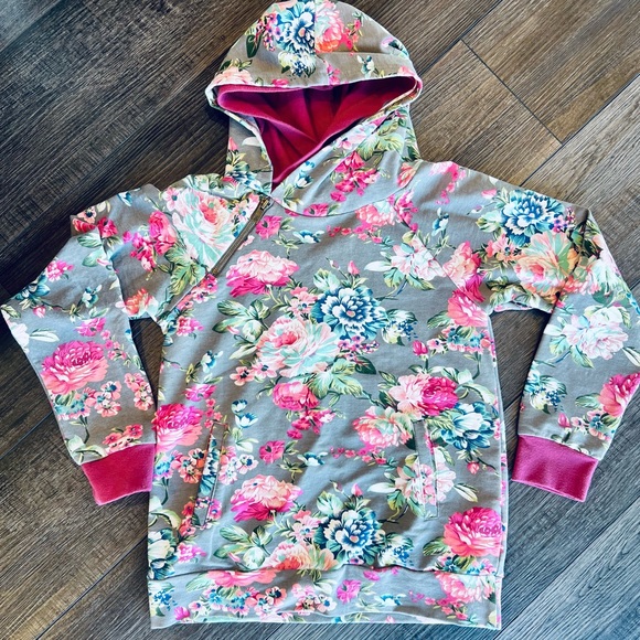 💕Adorable Bundle of 3 Ampersand 💕 youth large hoodie sweatshirt, double hood - Picture 1 of 3